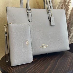 Coach Maggie Tote Bag and wallet set